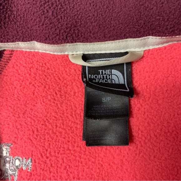 North Face Color Block Fleece Zip up Jacket - Picture 8 of 9